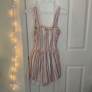 Hollister Striped Romper